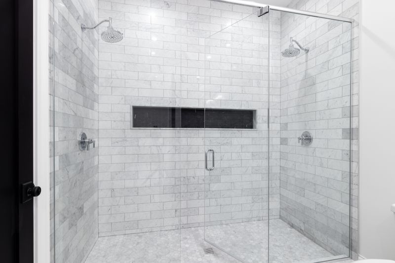 Textured Tile Shower Design